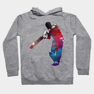 Cricket sport art #cricket Hoodie